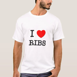 I Liebe-Rippen T-Shirt