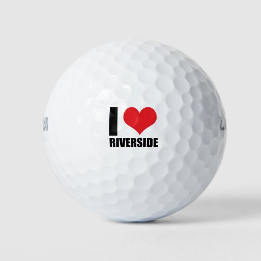 I Liebe Riverside Golfball (Vorderseite)