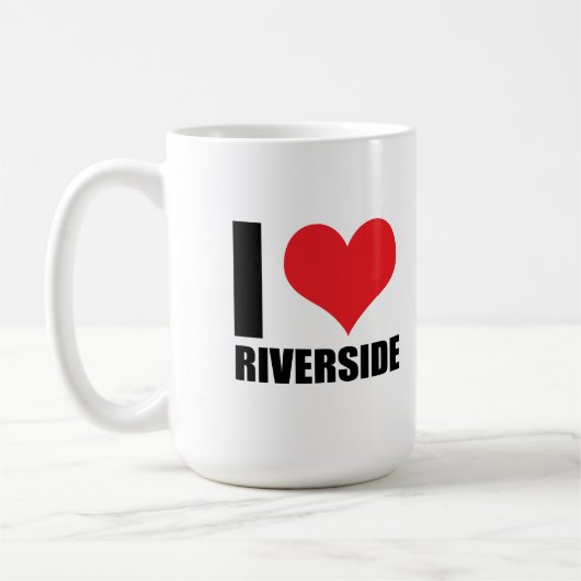 I Liebe Riverside Kaffeetasse (Links)