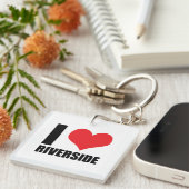 I Liebe Riverside Schlüsselanhänger (Vorderseite rechts)
