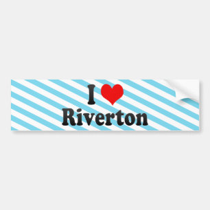 I Liebe Riverton, Vereinigte Staaten Autoaufkleber
