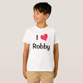 I Liebe Robby T-Shirt (Vorne ganz)