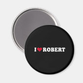 I LIEBE ROBERT MAGNET (Vorderseite/Rückseite)