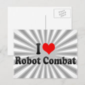 I Liebe Robot Combat Postkarte (Vorne/Hinten)