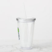 I Liebe Roboter Acryltrinkbecher (Links)