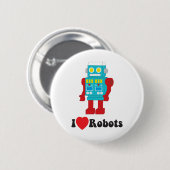 I Liebe-Roboter! Button (Vorne & Hinten)