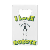 I Liebe Roboter Geldbeutel Flaschenöffner (Rückseite)