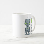 I Liebe-Roboter Kaffeetasse (VorderseiteRechts)