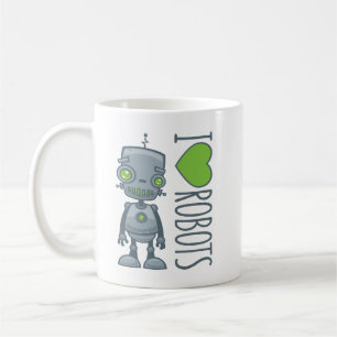 I Liebe-Roboter Kaffeetasse
