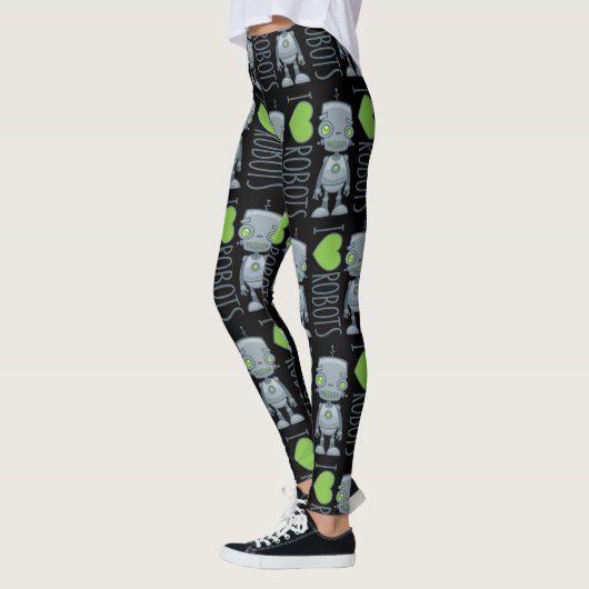 I Liebe Roboter Leggings (Links)