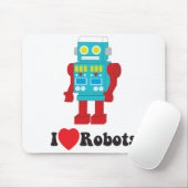 I Liebe-Roboter mousepad (Mit Mouse)