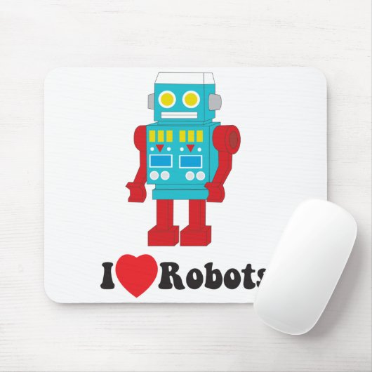 I Liebe-Roboter mousepad (Mit Mouse)