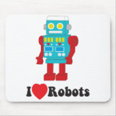 I Liebe-Roboter mousepad (Vorne)