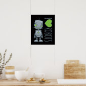 I Liebe Roboter Poster (Küche)