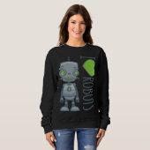 I Liebe Roboter Sweatshirt (Vorne ganz)