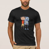 I Liebe-Roboter - T - Shirt (Vorderseite)