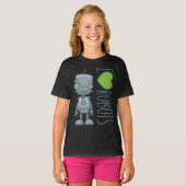 I Liebe Roboter T-Shirt (Vorne ganz)