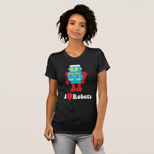 I Liebe-Roboter! T-Shirt (Vorne ganz)