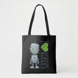 I Liebe Roboter Tasche