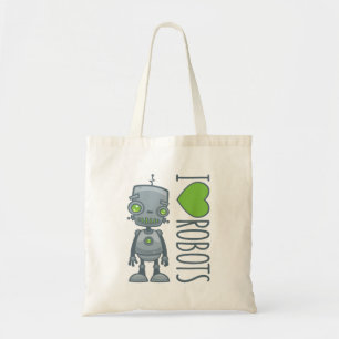 I Liebe Roboter Tragetasche