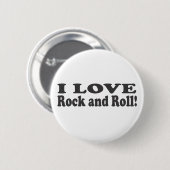 I Liebe-Rock-and-Roll! Button (Vorne & Hinten)