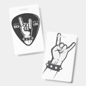 I Liebe Rock Ausweis (Vorder- & Rückseite)