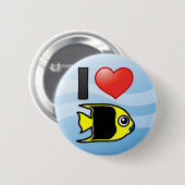 I Liebe Rock Beauty Button (Vorne & Hinten)