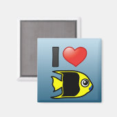 I Liebe Rock Beauty Magnet (Vorderseite/Rückseite)