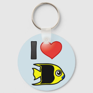 I Liebe Rock Beauty Schlüsselanhänger