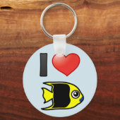 I Liebe Rock Beauty Schlüsselanhänger (Vorderseite)