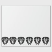 I Liebe Rock Geschenkpapier (Flach)