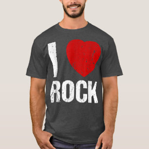 I Liebe Rock Music Rock 'n' Roll T-Shirt