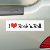 I Liebe Rock 'n Roll Autoaufkleber (Auf Auto)