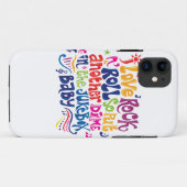 I Liebe Rock n Roll Case-Mate iPhone Hülle (Rückseite (Horizontal))