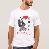 I Liebe Rock N' Roll - Gitarrenspieler - Rock N' R T-Shirt (Vorderseite)