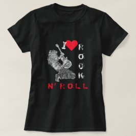 I Liebe Rock N' Roll - Gitarrenspieler - Rock N' R T-Shirt