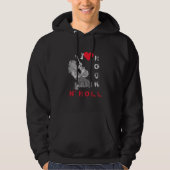 I Liebe Rock N' Roll - Gitarrenspieler - Rock Part Hoodie (Vorderseite)