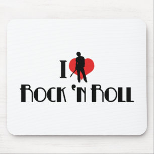 I Liebe Rock 'n Roll Mousepad