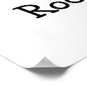 I Liebe Rock 'n' Roll Poster (Ecke)