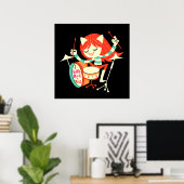 I Liebe Rock 'n' Roll Poster (Heimbüro)