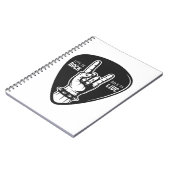 I Liebe Rock Notizblock (Linke Seite)