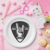 I Liebe Rock Pappteller (Party)