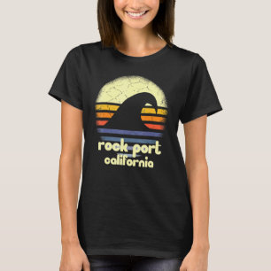 I Liebe Rock Port Beach California Ocean Wave CA T-Shirt