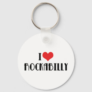 I Liebe Rock & Roll Schlüsselanhänger