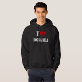 I Liebe Rockabilly Hoodie (Vorne ganz)