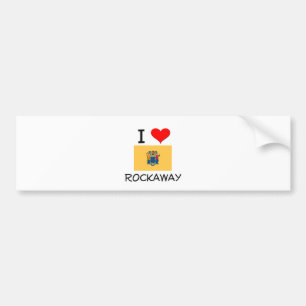 I Liebe Rockaway New-Jersey Autoaufkleber