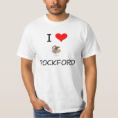 I Liebe ROCKFORD Illinois T-Shirt (Vorderseite)
