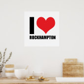 I Liebe Rockhampton Poster (Küche)