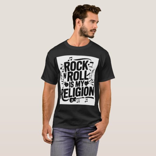 I Liebe Rockmusik T-Shirt (Vorne ganz)