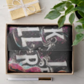 I Liebe Rock'n'Roll Electric Guitar Decoupage Seidenpapier (Geschenk)